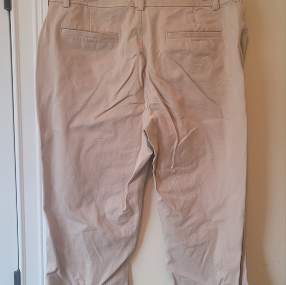 Ralph Lauren Khaki Tan Beige Capris Pants Slacks Size 14 - Picture 2 of 7